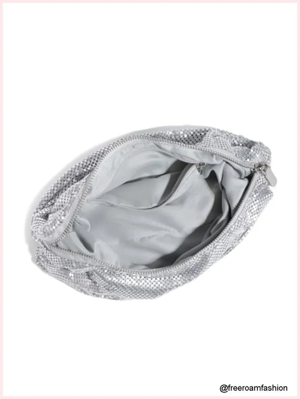 Metallic Evening Bag Sequin Clutch Small Sparkly Dressy Wedding Formal Party